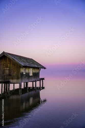 Hut on a lake © Antony