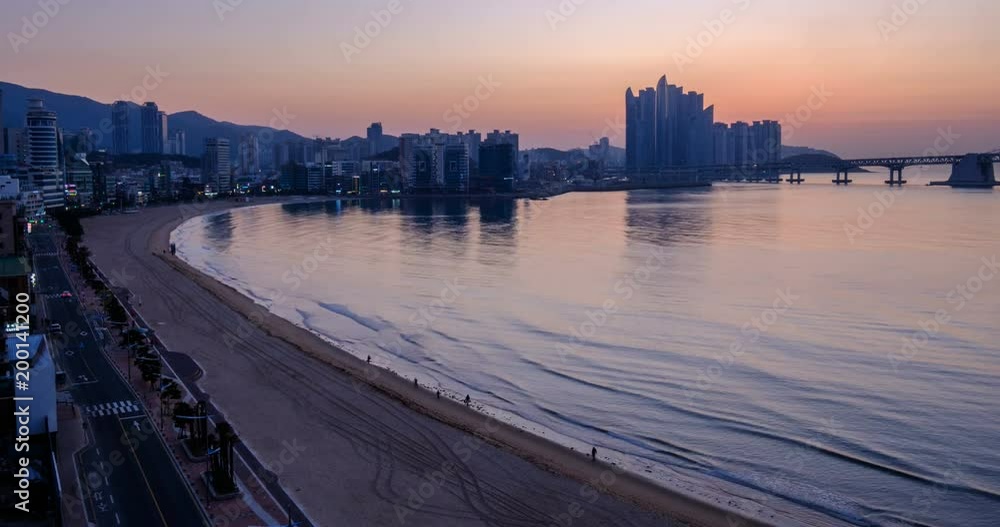 Busan beach, South Korea Busan beach, South Korea