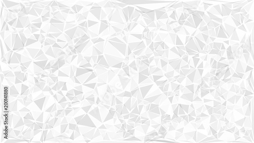 Abstract light background of triangles in white and gray colors.