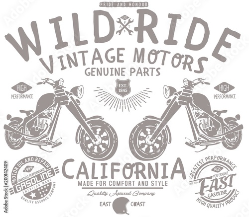 vintage motors, vector graphics for your design