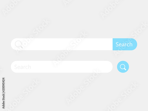 Search bar template. Internet searching. Web-surfing interface. Vector illustration