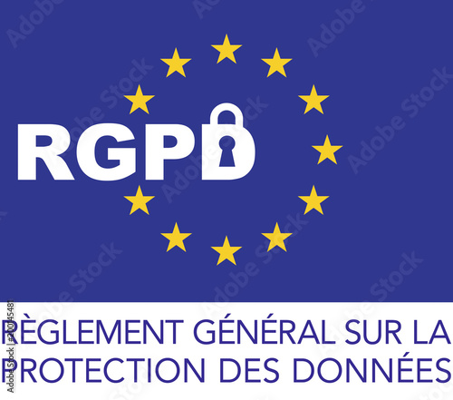 RGPD DRAPEAU EUROPE