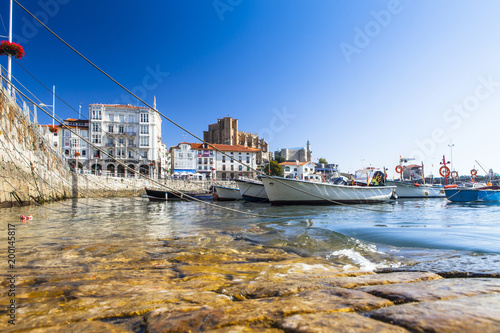 Harbour of Castro Urdiales, Cantabria, Spain photo