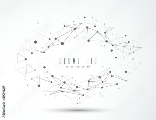 Abstract sphere isolated. Vector connection concept. Wireframe mesh. Digital hi-tech illustration.