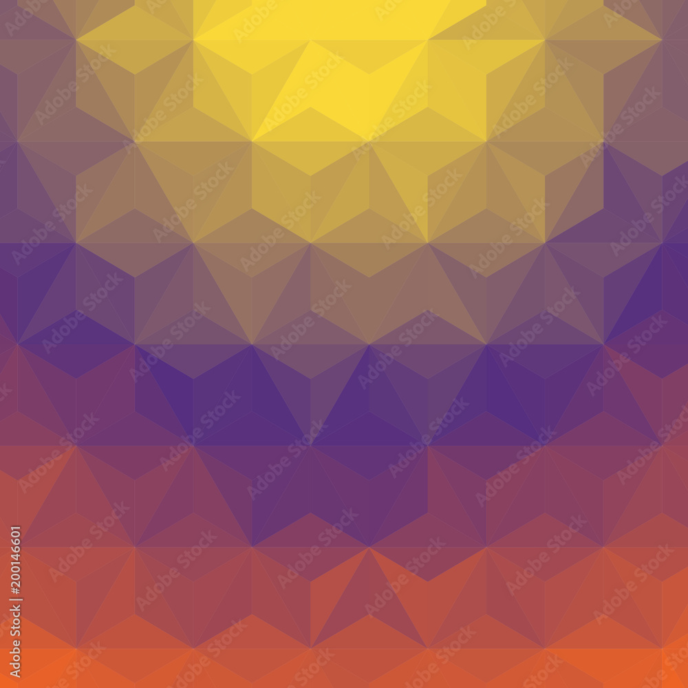Obraz premium Gradient triangle background
