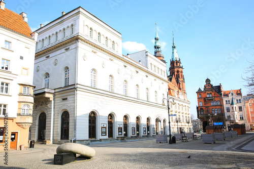 The historic theatre in Legnica, Silesia, Poland