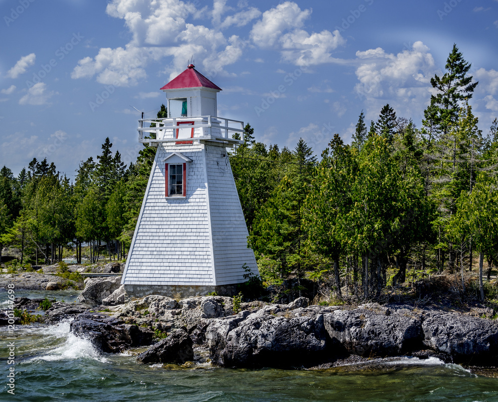 Lighthouse on the Manitoulin Island Canada