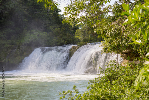 Waterfall In Rio Blanco National Park Belize