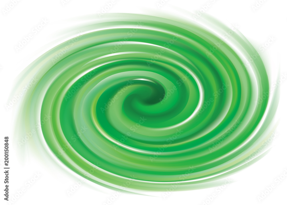 Vector background of bright green swirls Vector background of bright green swirls