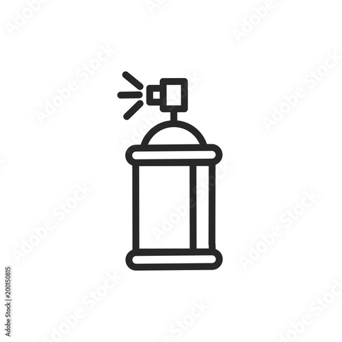 Spray vector icon. Spray bootle outline designe.