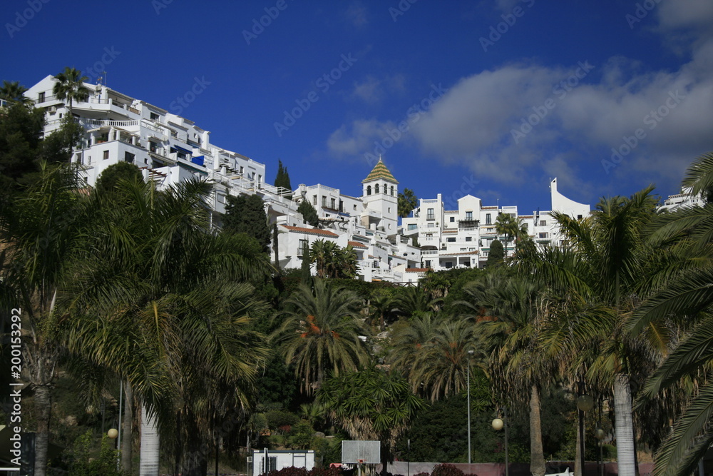 Casas blancas en Nerja