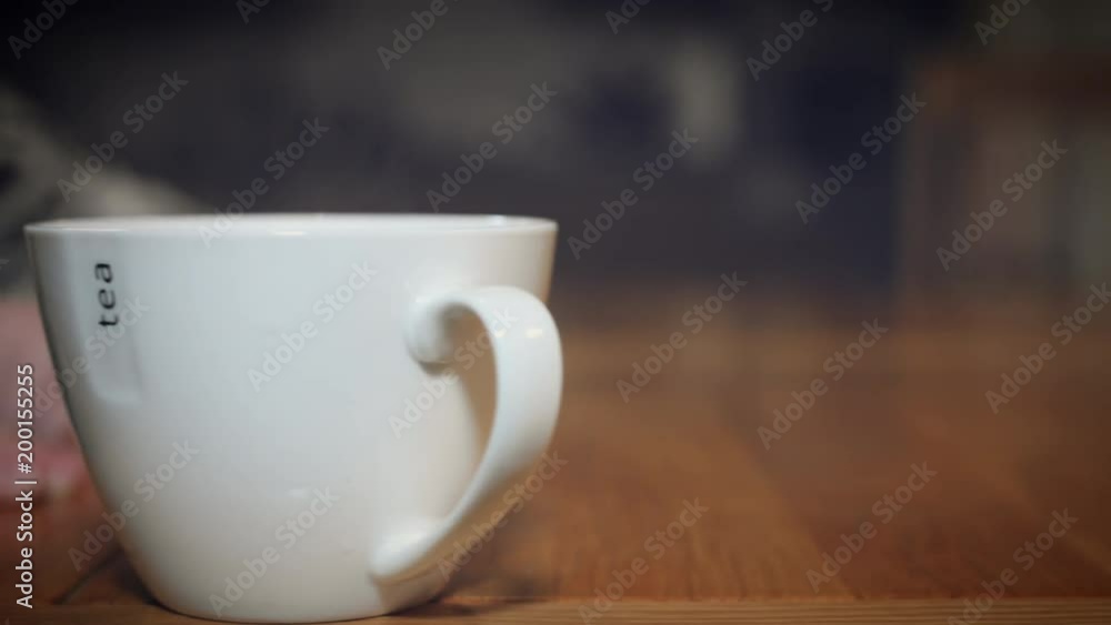 4k Child Boy in Kitchen Drinking Tea 4k Child Boy in Kitchen Drinking Tea