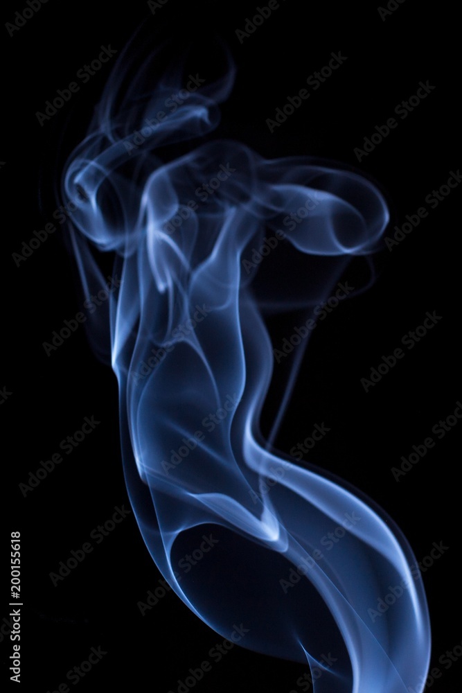 Colored smoke on black background Colored smoke on black background
