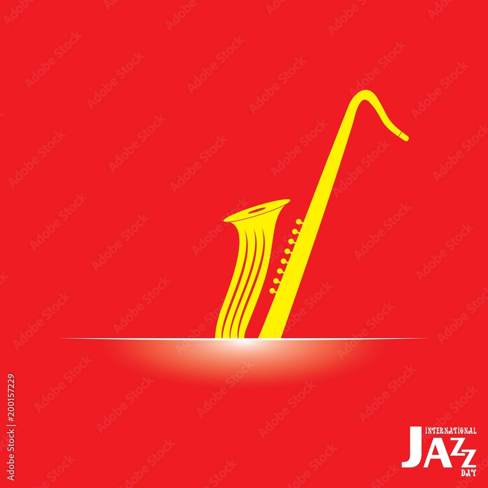 Vector Illustration of International Jazz Day Vector Illustration of International Jazz Day