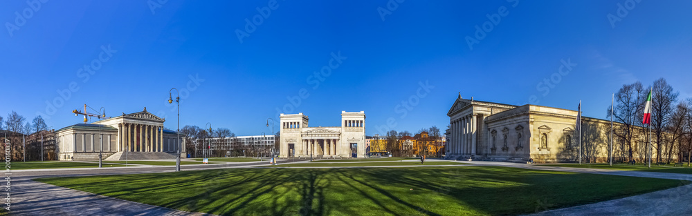 Obraz premium München, Königsplatz Panorama 