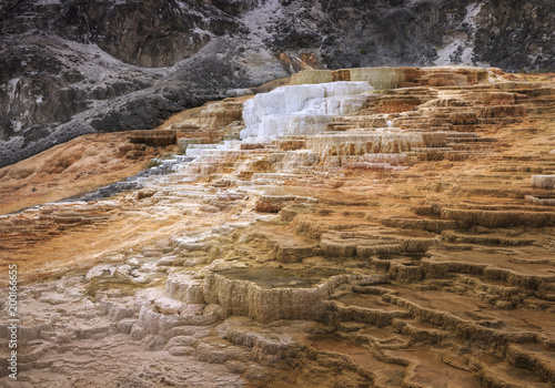 Mammoth Hot Springs, Yellowstone National Park, Wyoming, USA