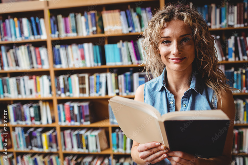 Beautiful woman reading a book Beautiful woman reading a book