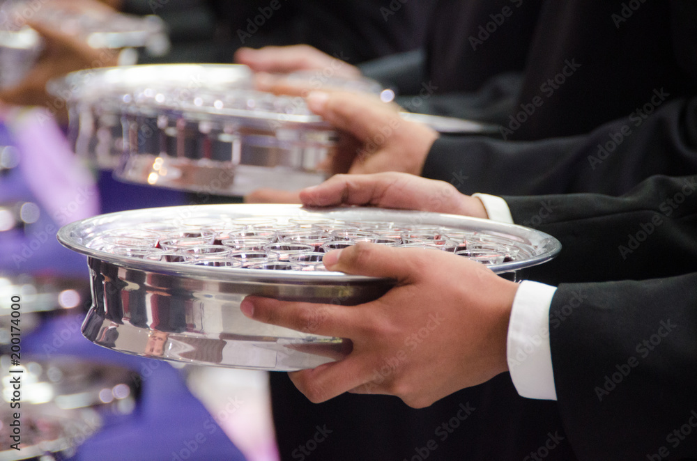 Foto de Communion Service in an Adventist Church do Stock | Adobe Stock