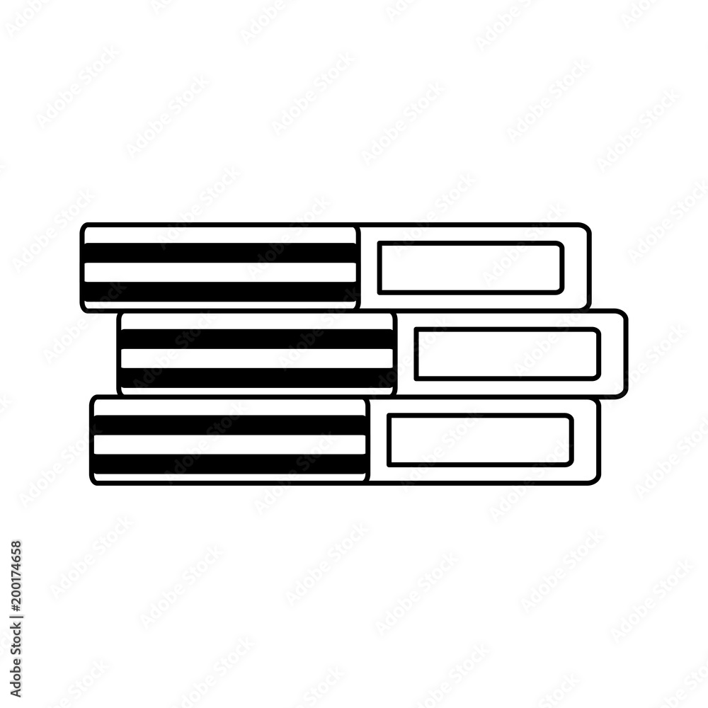 stack of books icon over white background, vector illustration stack of books icon over white background, vector illustration