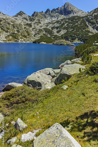 Amazing landscape with Valyavishki lakes and Dzhangal peak, Pirin Mountain, Bulgaria