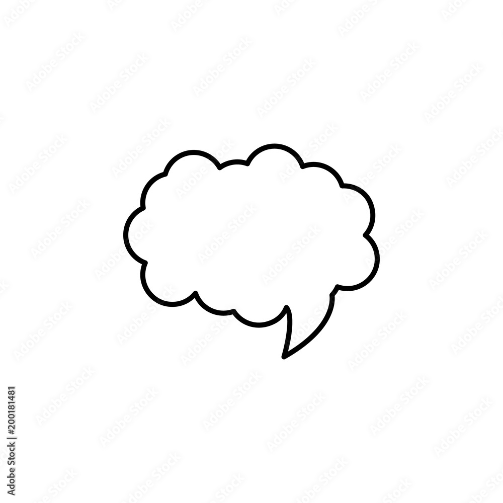 communication bubble icon. Element of simple icon for websites, web design, mobile app, info graphics. Thin line icon for website design and development, app development communication bubble icon. Element of simple icon for websites, web design, mobile app, info graphics. Thin line icon for website design and development, app development