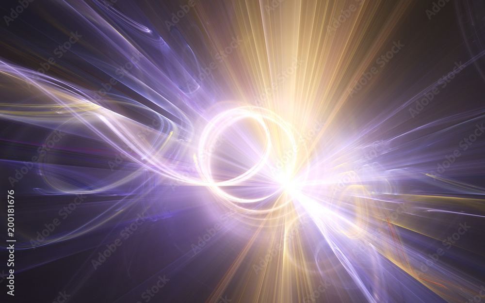 Fractal starburst, abstract graphic Fractal starburst, abstract graphic