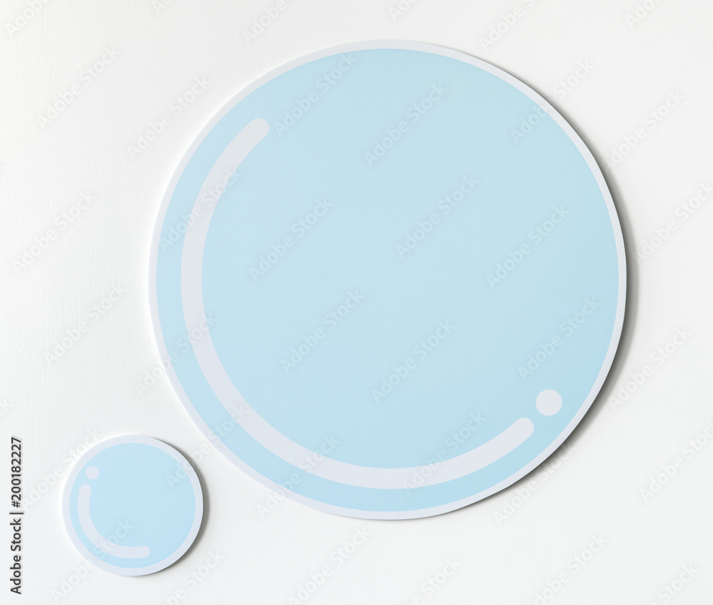 Bubble water cut out paper icon Bubble water cut out paper icon