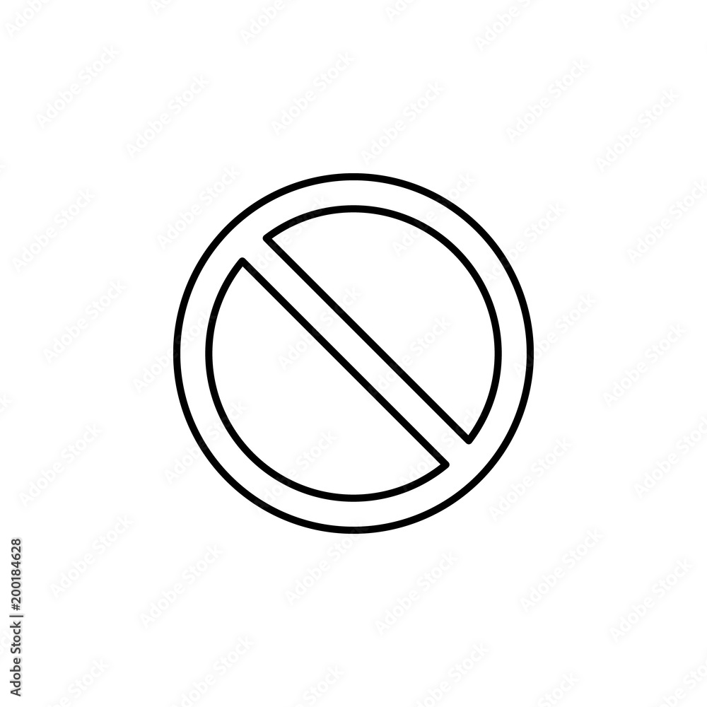 a temporary sign can be stopped icon. Element of simple icon for websites, web design, mobile app, info graphics. Thin line icon for website design and development, app development a temporary sign can be stopped icon. Element of simple icon for websites, web design, mobile app, info graphics. Thin line icon for website design and development, app development