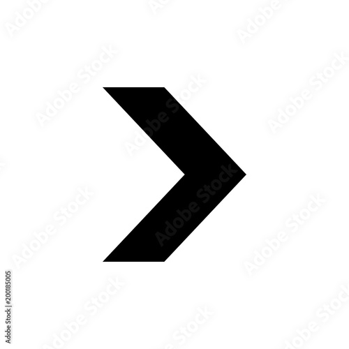 narrow arrow icon. Element of simple icon for websites, web design, mobile app, info graphics. Signs and symbols collection icon for design and development