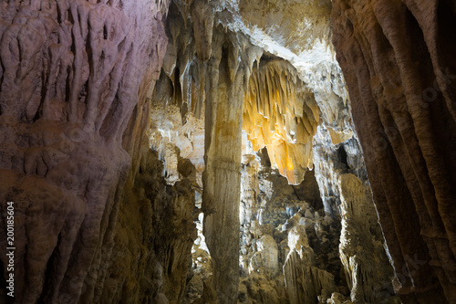 Image of dark cave of Demons in Southern France
