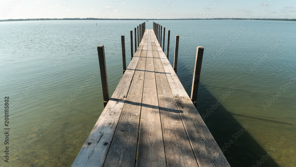 Fototapeta premium Calm Summer Day On The Dock