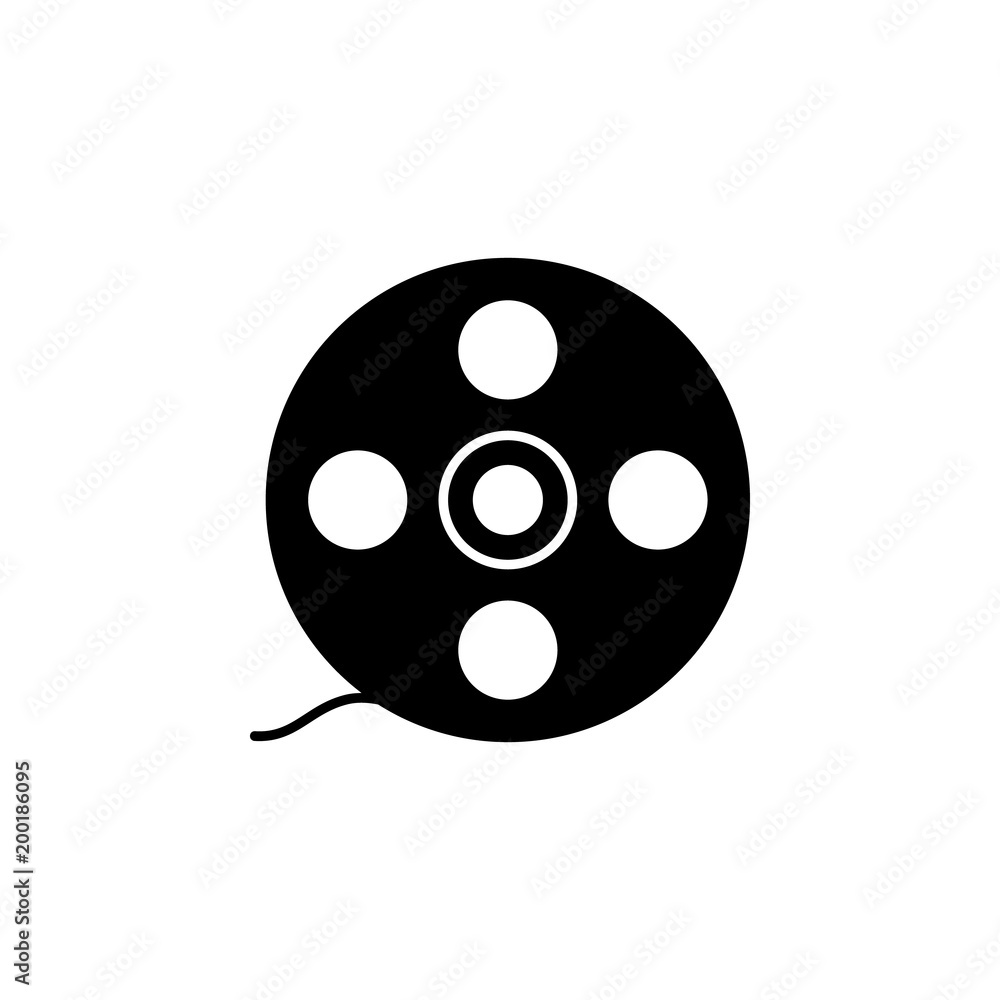 film icon. Element of simple icon for websites, web design, mobile app, info graphics. Signs and symbols collection icon for design and development