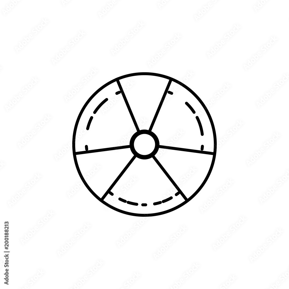 sign of radiation icon. Element of simple icon for websites, web design, mobile app, info graphics. Thin line icon for website design and development, app development sign of radiation icon. Element of simple icon for websites, web design, mobile app, info graphics. Thin line icon for website design and development, app development