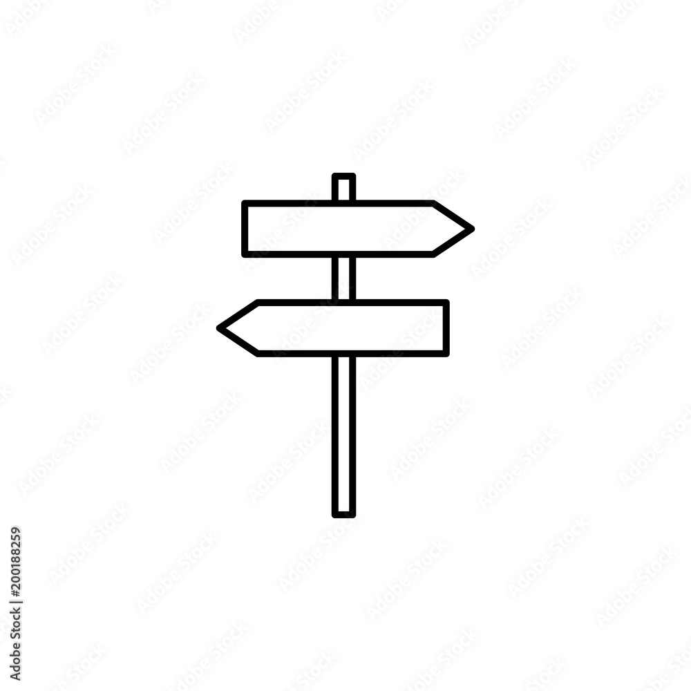 corpulent sign of direction icon. Element of simple icon for websites, web design, mobile app, info graphics. Thin line icon for website design and development, app development corpulent sign of direction icon. Element of simple icon for websites, web design, mobile app, info graphics. Thin line icon for website design and development, app development