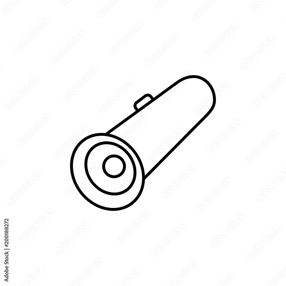 long megaphone icon. Element of simple icon for websites, web design, mobile app, info graphics. Thin line icon for website design and development, app development long megaphone icon. Element of simple icon for websites, web design, mobile app, info graphics. Thin line icon for website design and development, app development