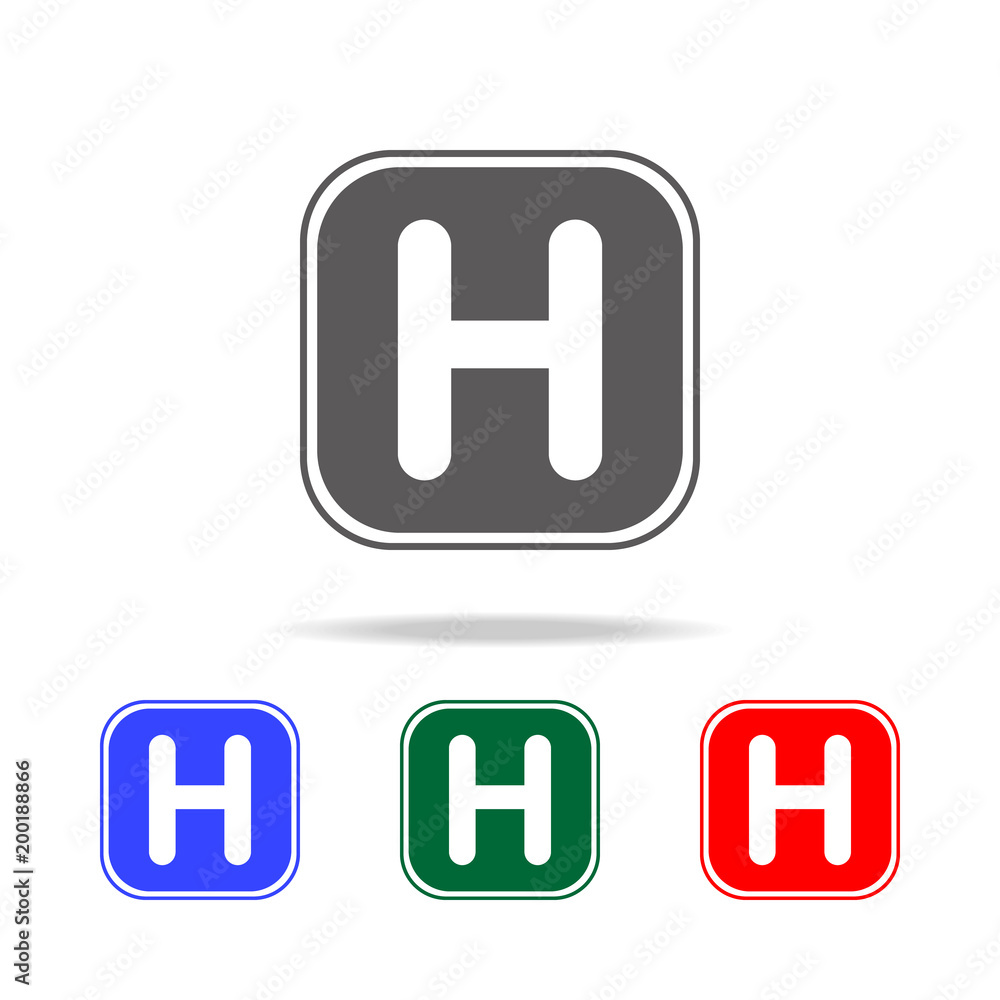 Helicopter landing pad icon. Elements of doctor multi colored icons. Premium quality graphic design icon. Simple icon for websites, web design, mobile app, info graphics Helicopter landing pad icon. Elements of doctor multi colored icons. Premium quality graphic design icon. Simple icon for websites, web design, mobile app, info graphics