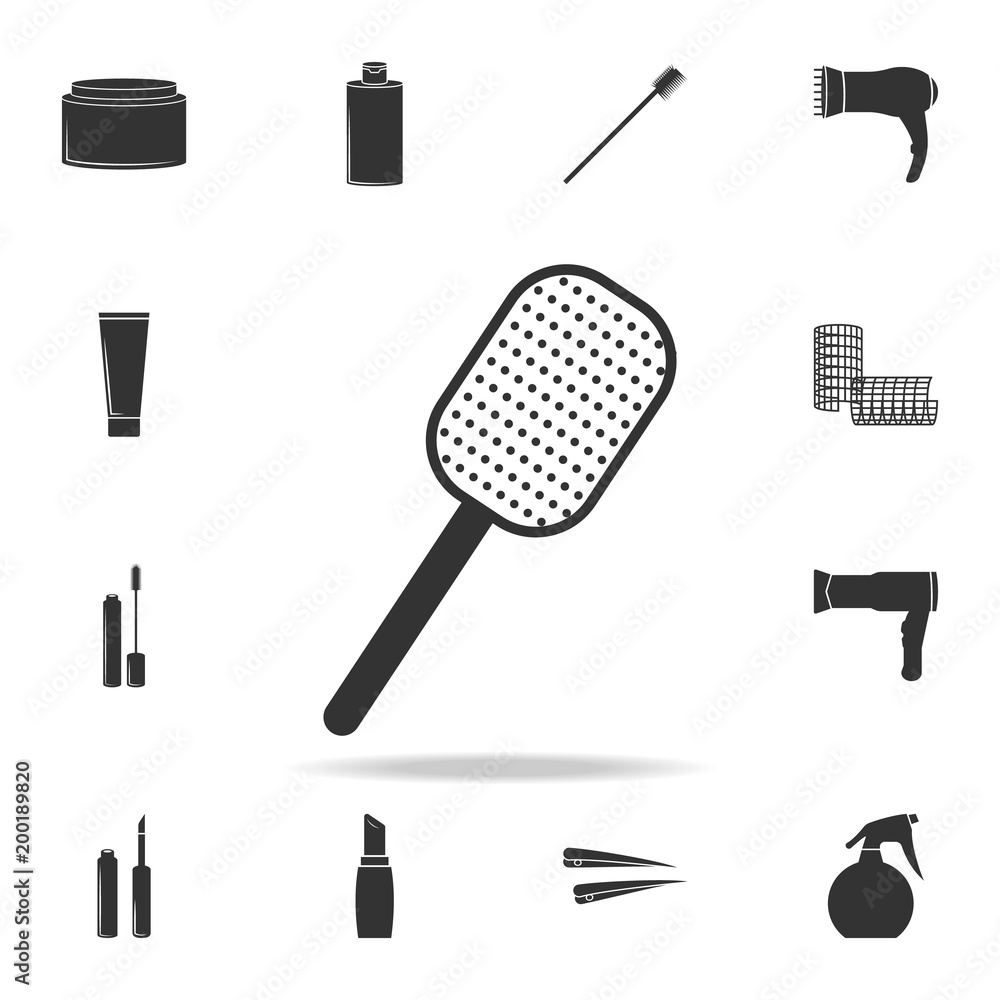 Fototapeta premium hair brush icon. Detailed set of Beauty salon icons. Premium quality graphic design icon. One of the collection icons for websites, web design, mobile app