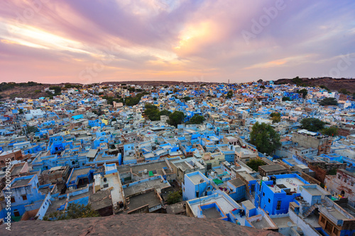 blue city - jodhpur cityscape in rajasthan, india © BigGabig