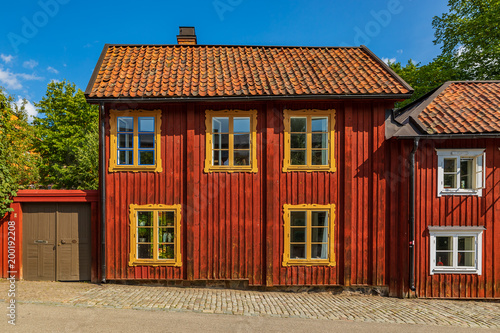 Photography Traditional old house in Stockholm Sweden