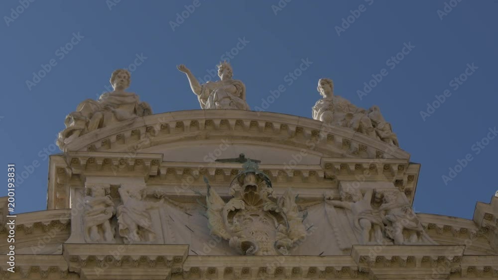 Statues on top of Santa Maria del Giglio Church Statues on top of Santa Maria del Giglio Church