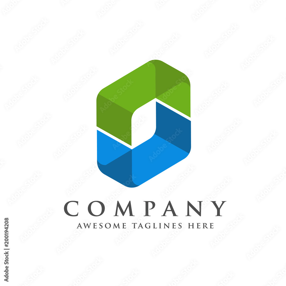 letter O square isometric logo design vector illustration template, creative Letter O logo design vector letter O square isometric logo design vector illustration template, creative Letter O logo design vector