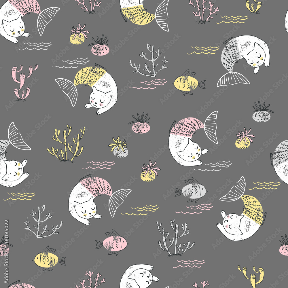 Subtle mermaid kitties