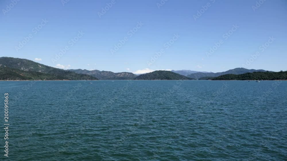 Lake Shasta with Mount Shasta in the distance Lake Shasta with Mount Shasta in the distance