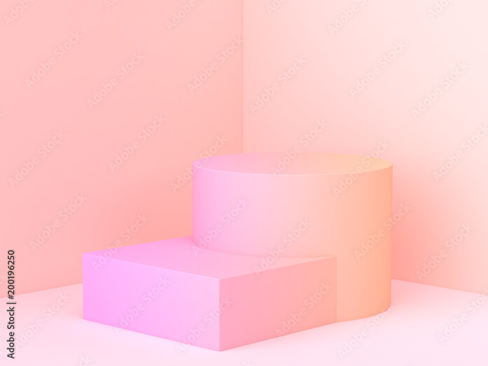 minimal gradient podium abstract wall corner scene 3d rendering minimal gradient podium abstract wall corner scene 3d rendering