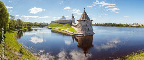 Photos View of the Pskov Kremlin from the mouth of Pskov river
