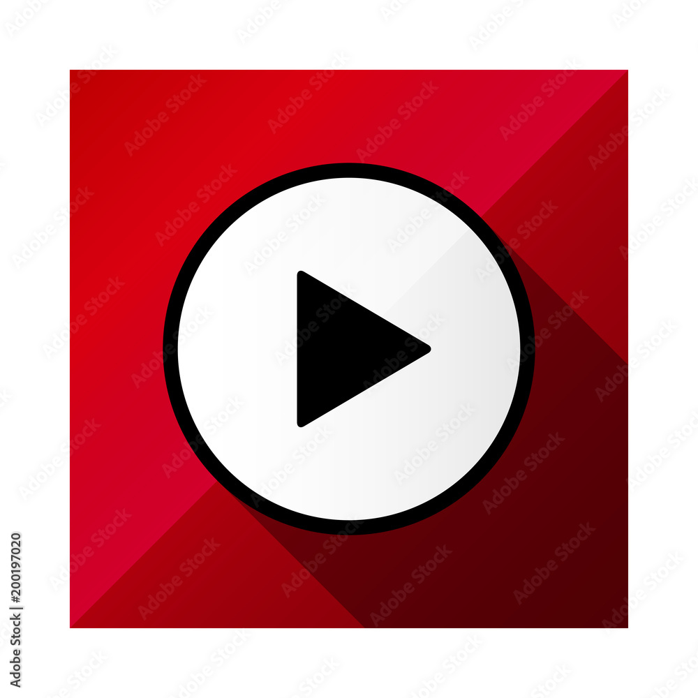 ビデオ動画再生ボタンのアイコンイラスト赤 Stock ベクター Adobe Stock ビデオ動画再生ボタンのアイコンイラスト赤 Stock ベクター Adobe Stock