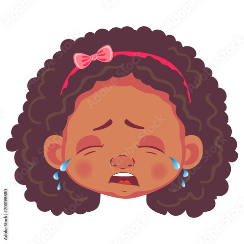 african girl character