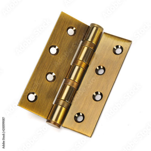 Gold Silver Black door hinge