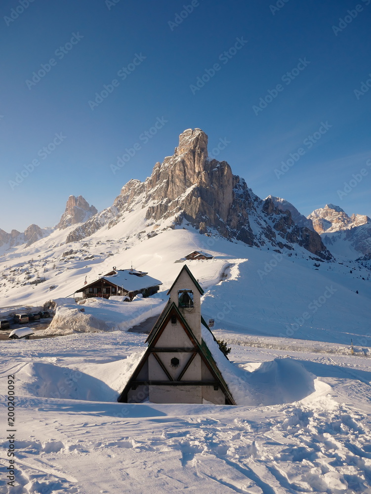 Scenic views from passo Giau
