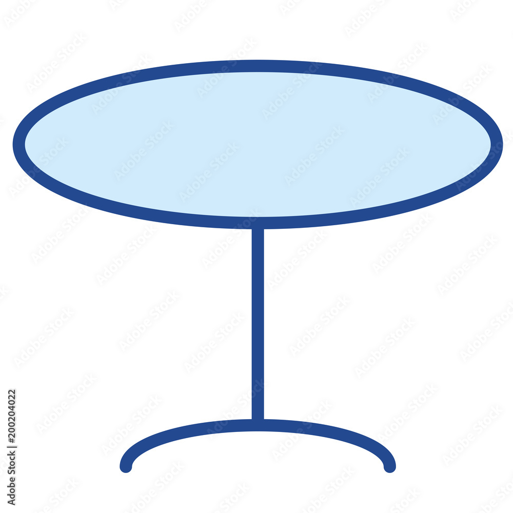 Bistrotisch Vector Icon Bistrotisch Vector Icon